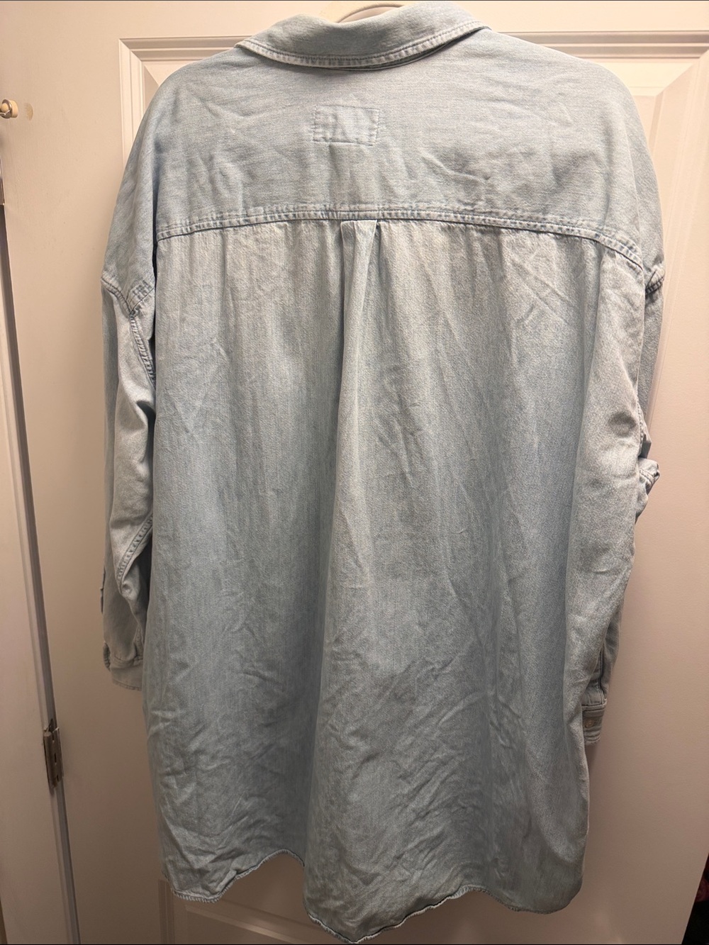 Polo by Ralph Lauren Light Wash Denim Button-Down Shirt - Picture 6 of 6